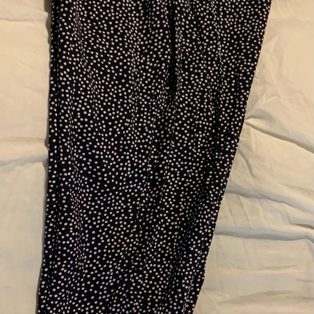 Alexander Jordan Navy Polka Dot Pants